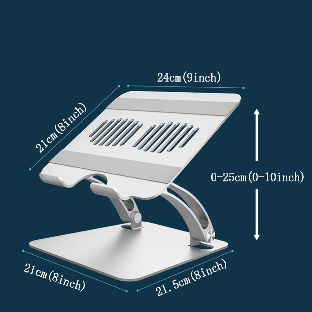 Supporto per Laptop, Supporto per Monitor Portatile Pieghevole Supporto ergonomico per Monitor Regolabile Multi-Angolo Compatibile con Tutti i Laptop, più Laptop da 11-23 Pollici