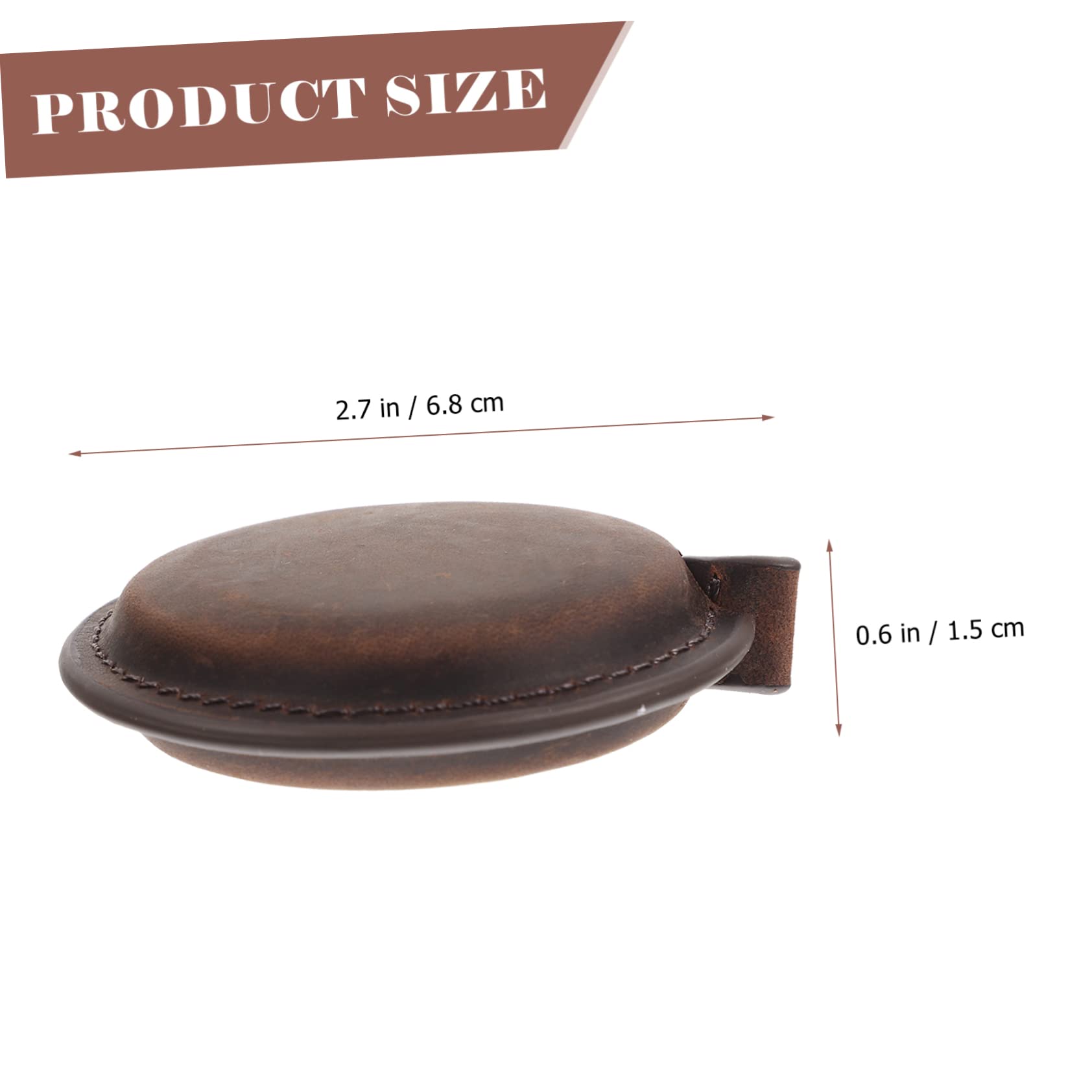 Operitacx 4 Piezas Mini Métrica Profesional Cintas Métricas De Cintura Mini Herramientas Doble Métrica Multiusos Medidor De Cuerpo Coffee Piel De Vacuno Capa Superior