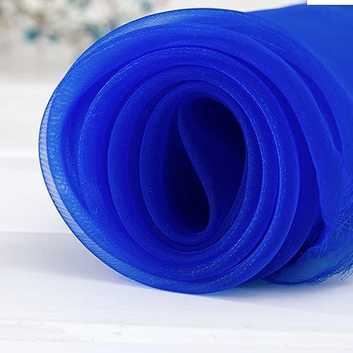 Filet en tissu Organza bleu roi pas cher pour tutoriel jupe de danse et décoration d'entrée de fête