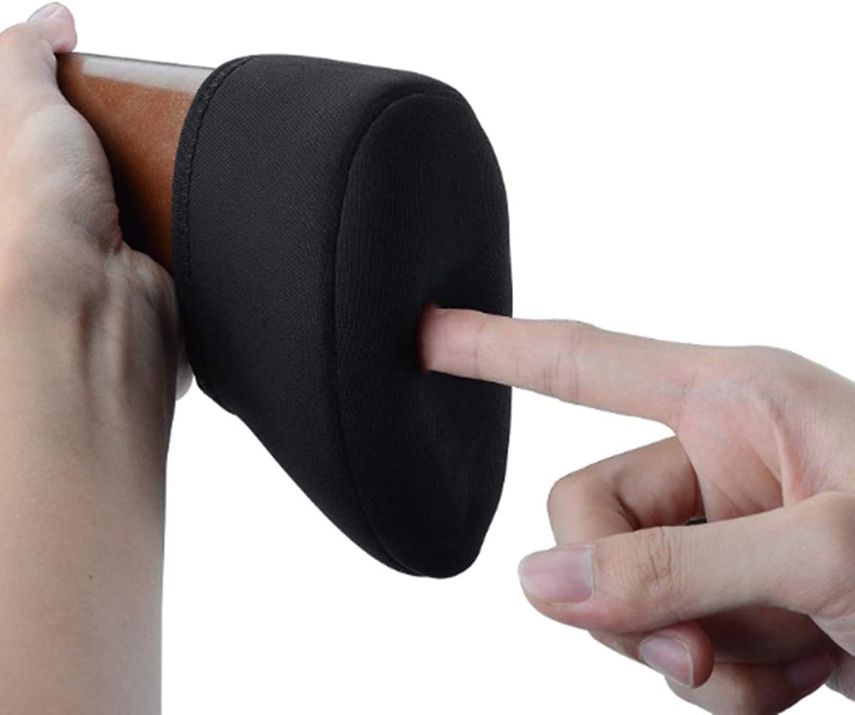 QIYAT Slip On Recoil Pad - Hunting Rifle Buttstock Cover Extention Protector for Tactical Shotguns Rifles Stock, Save Your Shoulder, Gel Filled, 2 Pcs : Sports & Outdoors