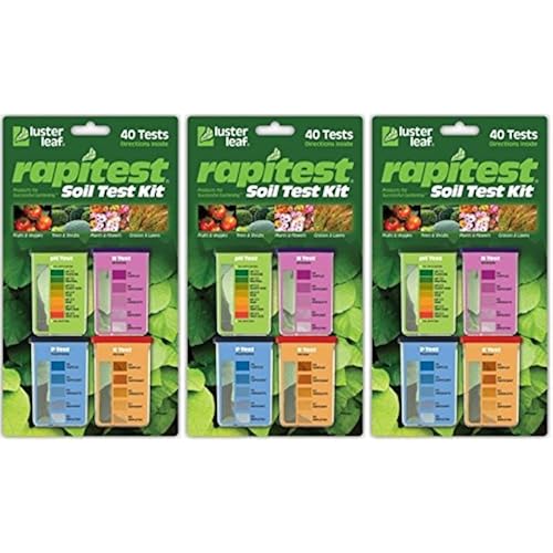 Luster Leaf 1601 Rapitest Soil Test Kit, 40 Count