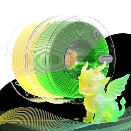 Filament pour imprimante 3D Creality PLA lumineux 1.75mm idéal pour décors de nuit et figurines 1kg