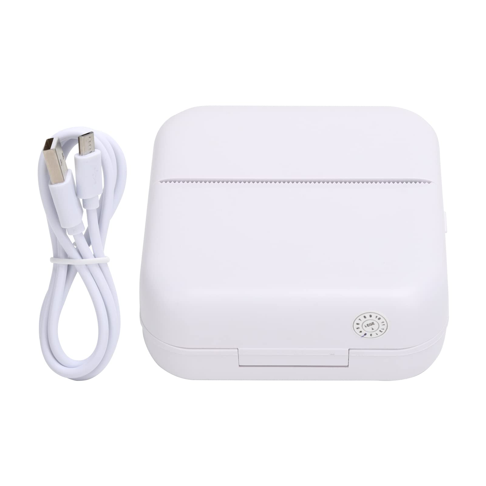 Stampante Tascabile Mini, Stampante Bletooth Wireless Senza Inchiostro Stampante per Domande Errate per Studenti per Etichette Fotografiche Memo (Rosa)