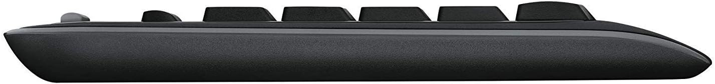 Underside ti Logitech K330 Keyboard ti nfihan yara batiri