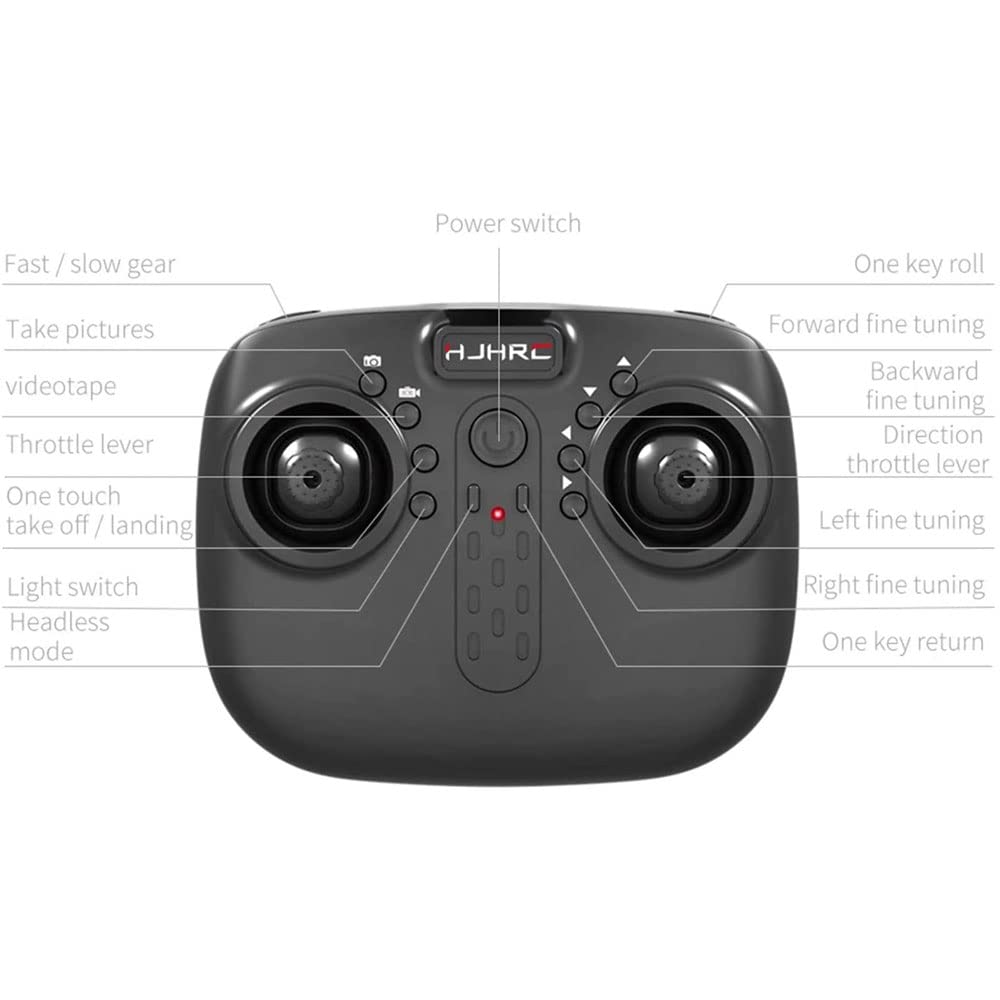 Remote Control RC Drone Airplane Selfie Quadcopter with 4K HD Camera Quadcopter Drones with Camera for Beginners Adults (White)