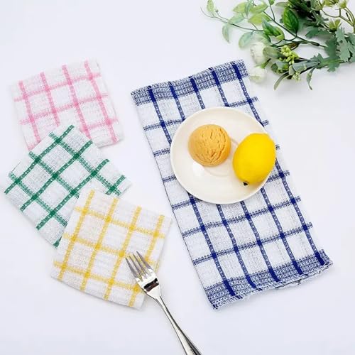 Cotton Kitchen Tea Towel Set – 3 Pcs Set, 50 x 70cm | Absorbent & Durable Dish Towels | 100% Cotton for Drying – Cleaning & Baking | Multi-Purpose Hand Towels for Kitchen – Bar & Catering Use - Image 5