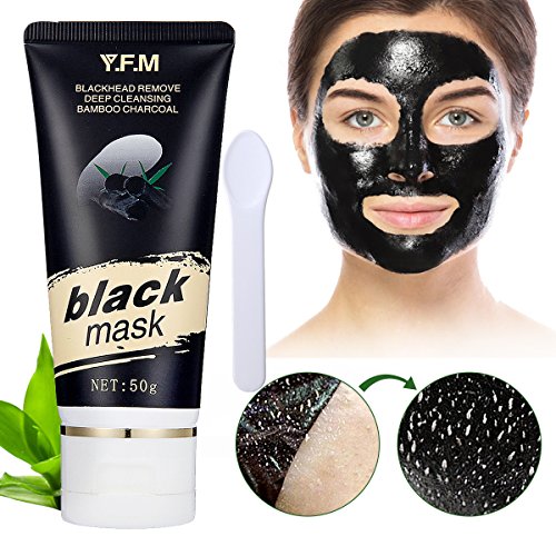 Black Mask, Peel Off Mask, Blackhead Remover Mask, Purifying Face Mask,Deep Cleaning Black Mask, Charcoal Peel-off Mask, Acne Treatment Oil Control