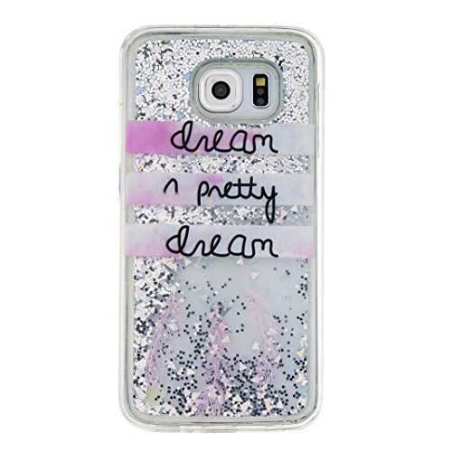 Galaxy S6 Cover, Moon mood® Trasparente 3D Liquid