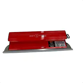 Desempenadeira Manual de Parede 40cm Aço Inox Cabo Ergonômico ABS Massa Corrida e Gesso Construção Sigma Tools