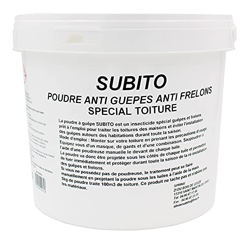 Subito - poudre anti guêpes/frelons special toiture 5 kg spguepe5 Cover