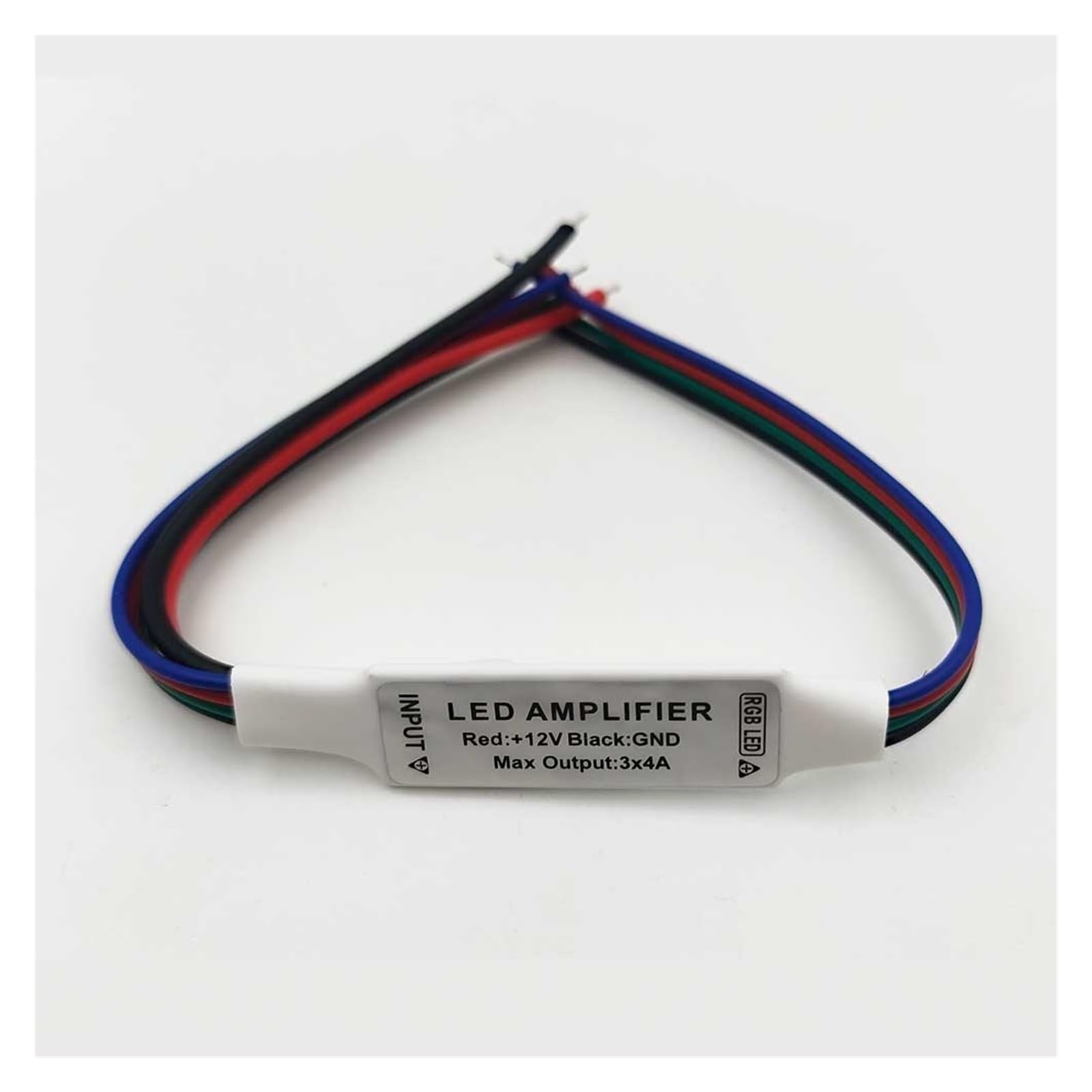 Amplificador LED de 4 pines con potencia 3*4A para mantener el brillo RGB uniforme