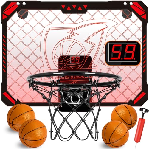 STAY GENT Mini Basketballkorb Indoor mit LED-Lichtern