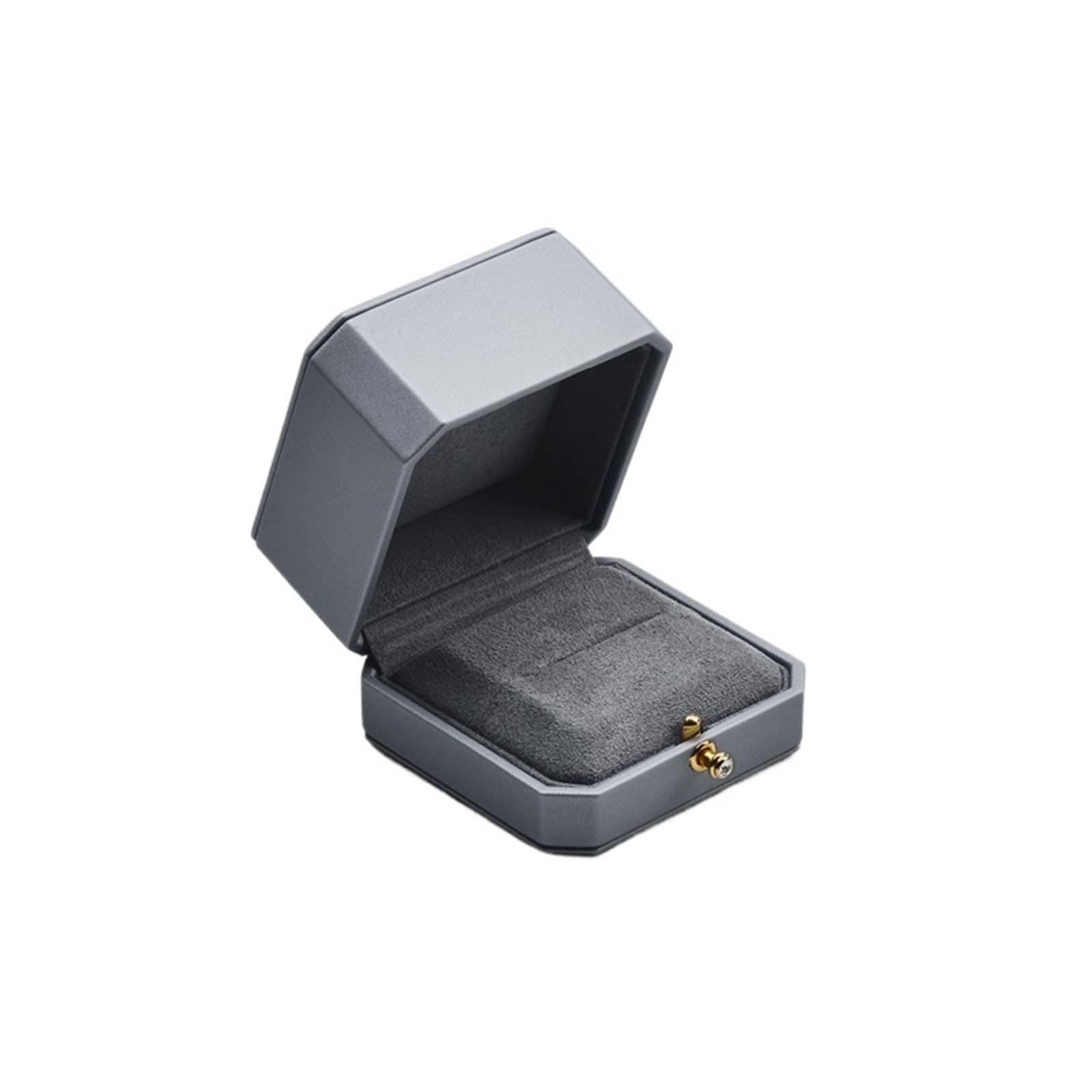 WWYYZAYC Grey Jewelry Box Engagement Wedding Ring For Necklace Bracelet Storage For Marriage Proposal(Color01)