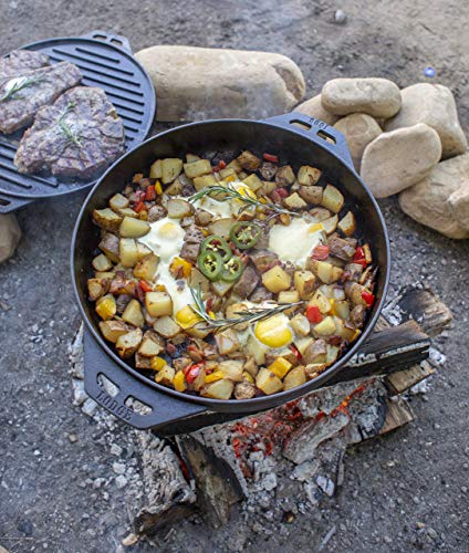 Lodge Pre-Seasoned Cast Iron Cook-It-All Set, 14 Inches - image 9