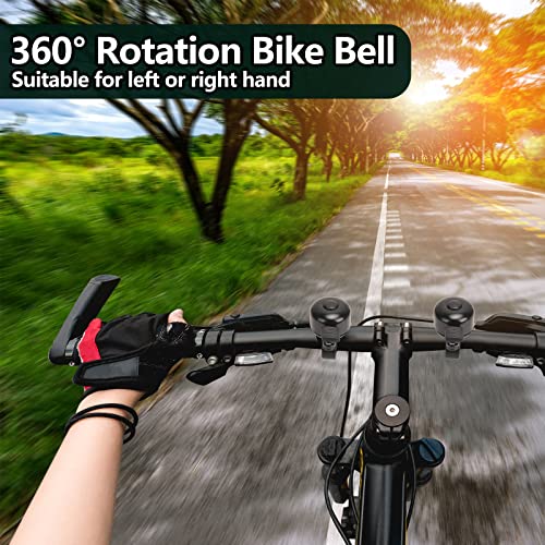 KAKOGQ Fahrradklingel Mountainbike Mini Fahrradklingel mit lautem knackigem klarem Klang Rennrad Mountainbike Horn Fahrradzubehör für Kinder und Erwachsene
