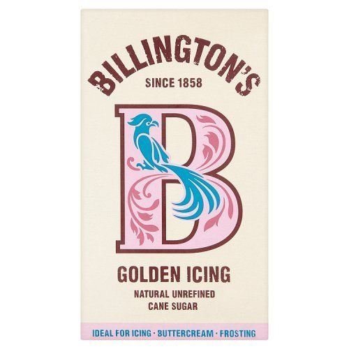 Billingtons Golden Icing Sugar 500g (Pack of 2)