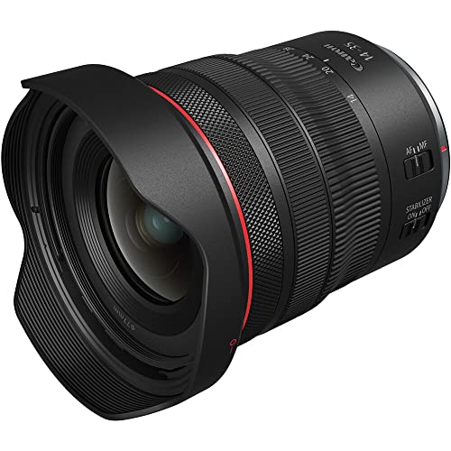 Canon RF14-35mm F4 L is USM Lens, Wide-Angle Zoom Lens, Compatible with EOS R Series Mirrorless Cameras, Black