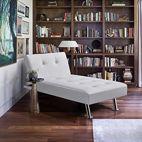 Yaheetech Klappsofa Relaxsessel mit Schlaffunktion, Verstellbarer Schlafsofa Liege Gästebett Cover
