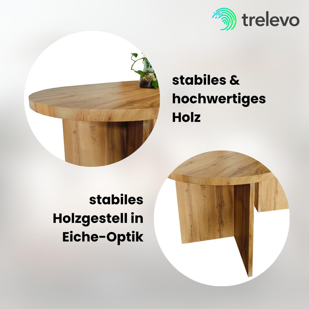 Esszimmertisch 204x90 cm Wildeiche-Optik V-Form gerade Kanten