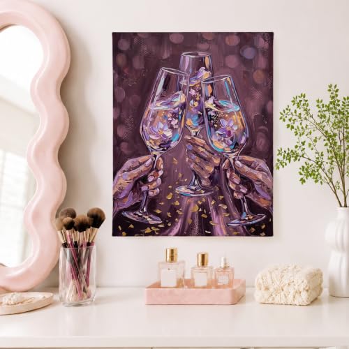 Cuadro de lienzo moderno para decorar una sala de estar elegante 5