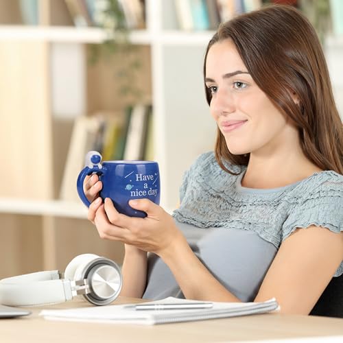 Taza de café Lavezee 16oz con 50% de descuento, diseño astronómico - Image 6