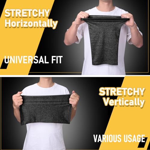 Image of TICONN Neck Gaiter Face Cover Scarf, Neck Warmer Breathable Sun & Wind-proof for Skiing Fishing Hiking Cycling