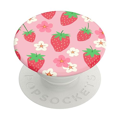 PopSockets Phone Grip with Expanding Kickstand, Adhesive Grip - Berry Bloom - Adhesive - Berry Bloom