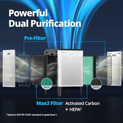 Image of Coway Airmega 300S App-Enabled Smart Air Purifier (Covers 1,256 sq. ft.), True HEPA Air Purifier with Smart Technology, Compatible with Amazon Alexa
