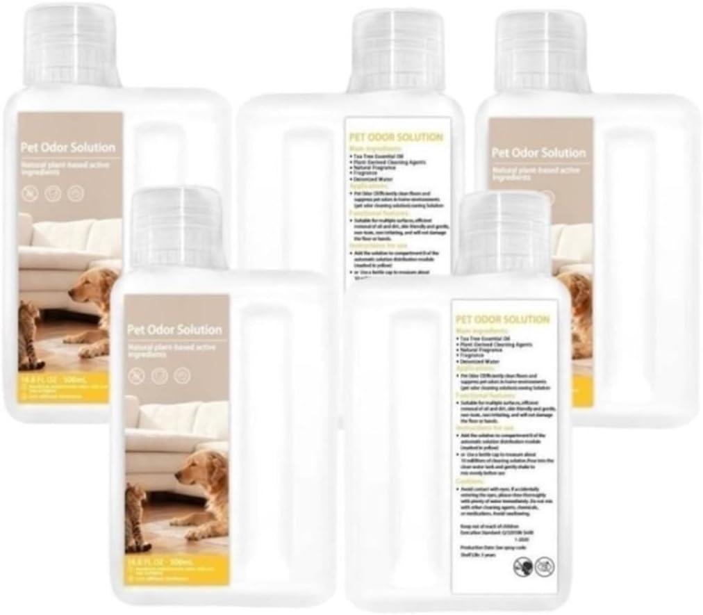 Pet Odor Solution16.9 OZ. Compatible With Eufy X10 Pro Omni, E28 Omni, E25 Omni，Omni C20, X8 Pro, X9 Pro, X8 Hybrid(2pcs)