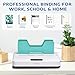OFFNOVA Thermal Binding Machine 500 Sheets Capacity, No Preheat, Air Cooling, Book Binder Machine with 10 Binding Covers, for A4/A5/Letter Size Business Documents, Office and Homeschool Projects