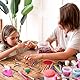 Fontien Bügelperlen Set 5mm Bügelperlen 10000 Stück Steckperlen 20 Farben Basteln Kinder Geschenk DIY für Ostern Party Geburtstag