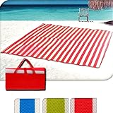 Esteira De Praia Bolsa Dobrável Tapete Palha Sintética
