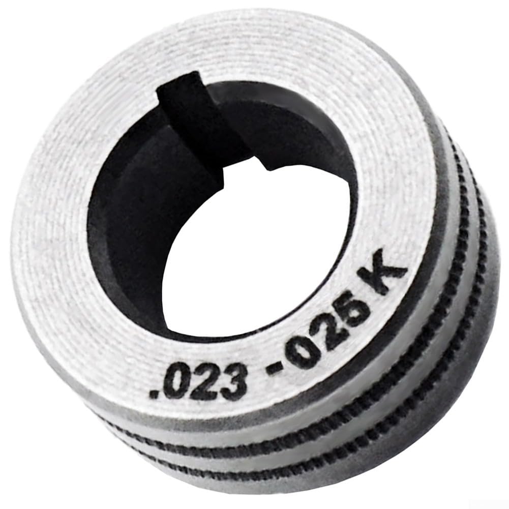 Drive Roll Replacement for MIG Welders, 1 Pack, .023–.025 in Knurled Metal Roller, Smooth Wire Feeding, Construction, Industrial Welding Maintenance