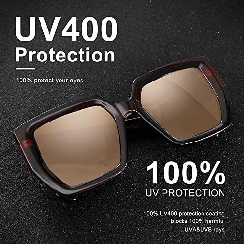 OKH Retro Sunglasses for Women Men, Fashion Classic Sun Glasses, UVA UVB Protection2