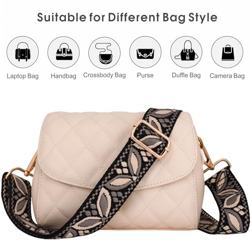Image of Replacement Purse Strap Shoulder Strap Adjustable Crossbody Strap for Women Crossbody Wide Shoulder Bag
