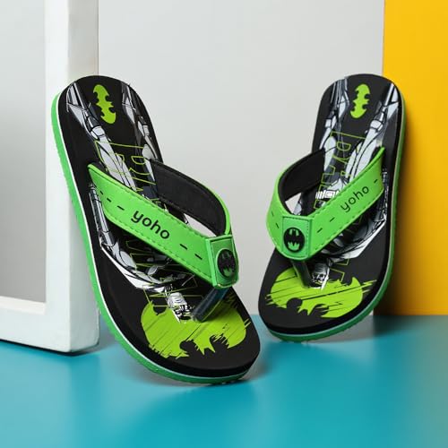 Image of YOHO Slippers for Toddlers | Comfortable and Lightweight Kids FlipFlop|WB Cartoon & Comic Characters: Batman, Superman, PPG, Tom & Jerry, Scooby Do and We Bare Bears Footwear for Girls & Boys