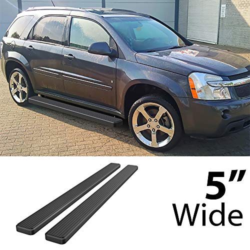 Estribos Running Board 5" Negro para Chevy Equinox 2005-2009 miniatura 2