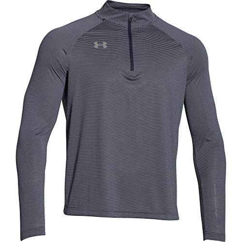 Under Armour Men's Team Stripe 1/4 Zip Shirt (3X-Large, Midnight Navy)