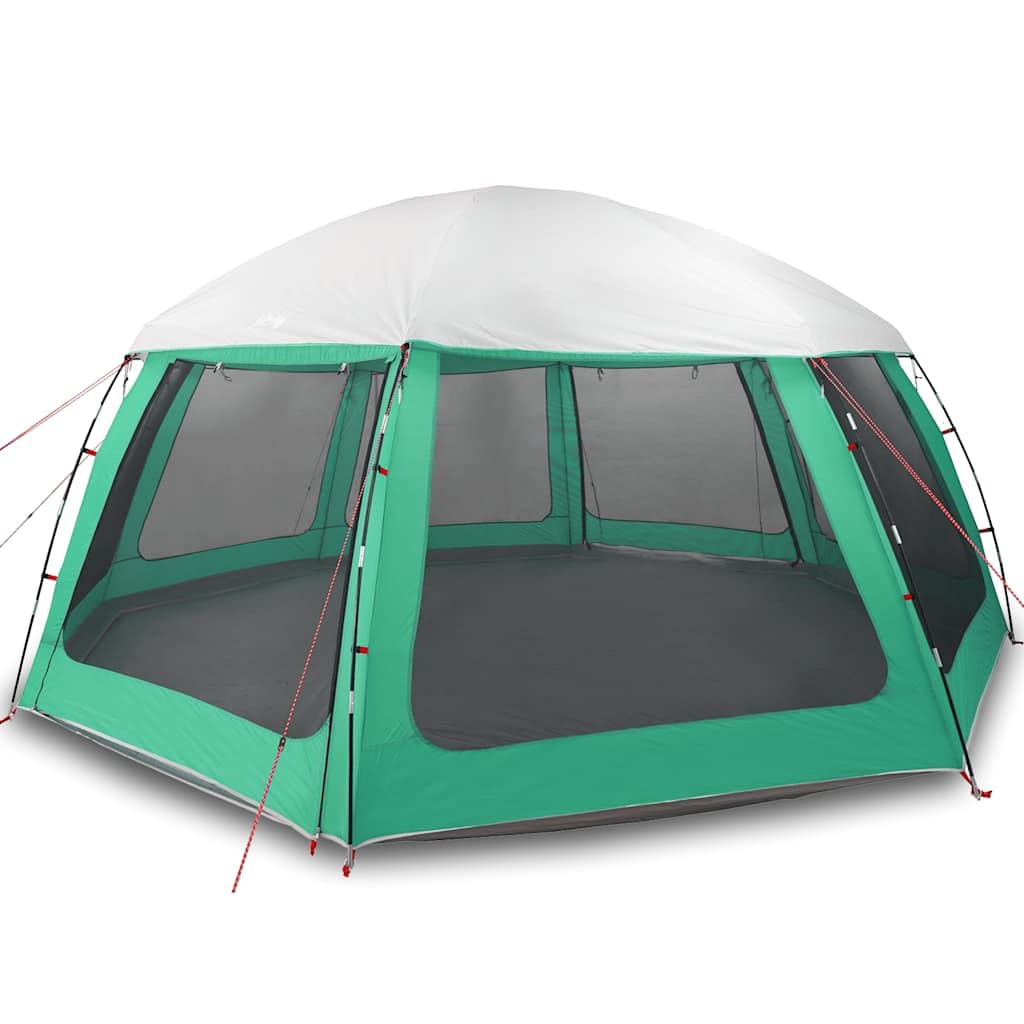 Carpa para Piscina con Desmontables y Paredes Azul 612x612 cm Verde mar