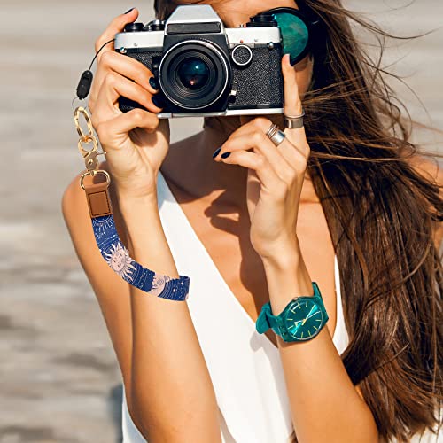 Image of Wrist Lanyard Key Chain, Cute Wristlet Strap Keychain Holder for Women Men Car Keys ID Badges Card Wallet Phone Camera