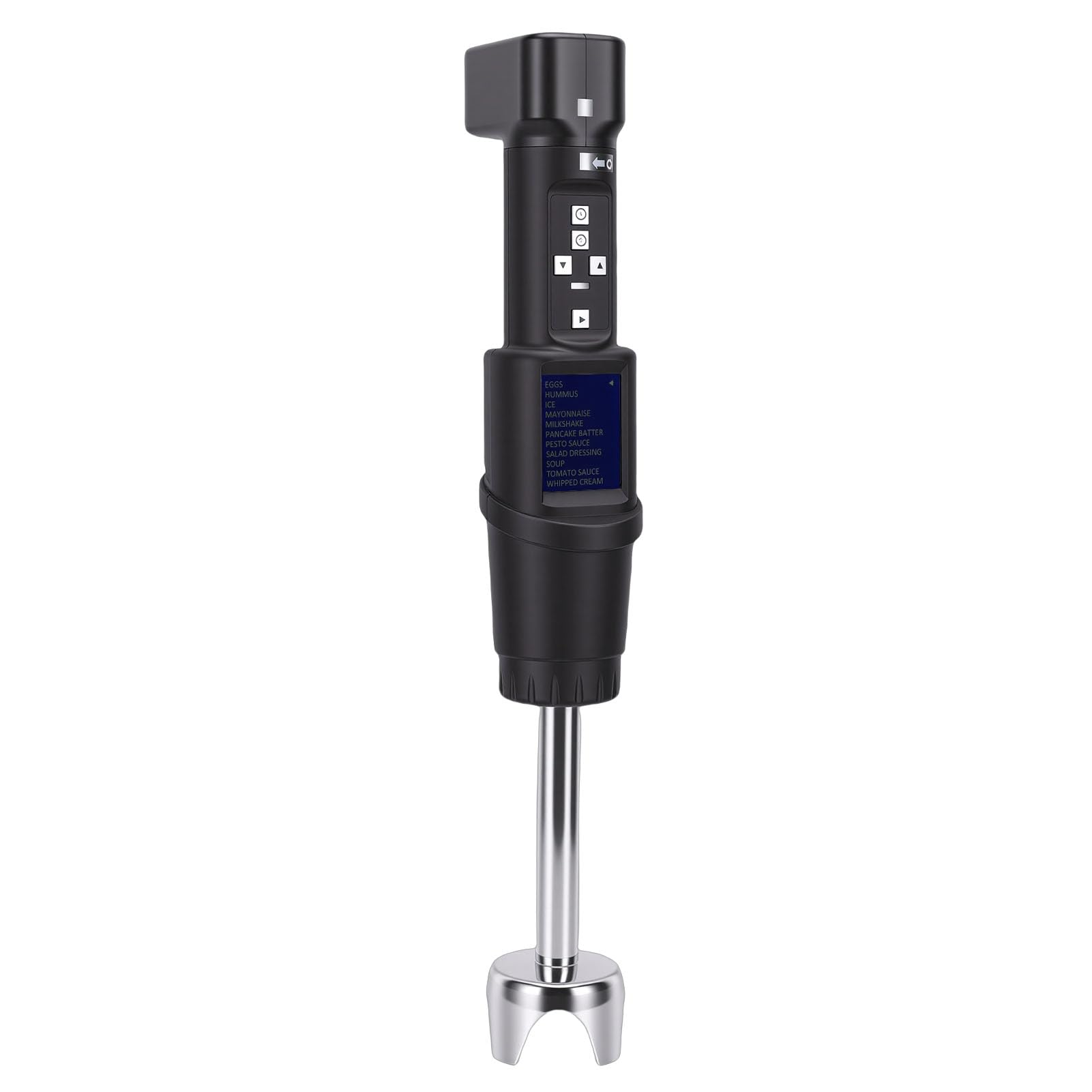ViaGasaFamido Batidora de Mano Comercial de 300 W, Batidora Industrial, Profesional con Motor sin Escobillas, Velocidad Variable de 3000 a 12 000 RPM, de Acero Inoxidable de (Enchufe de la UE)