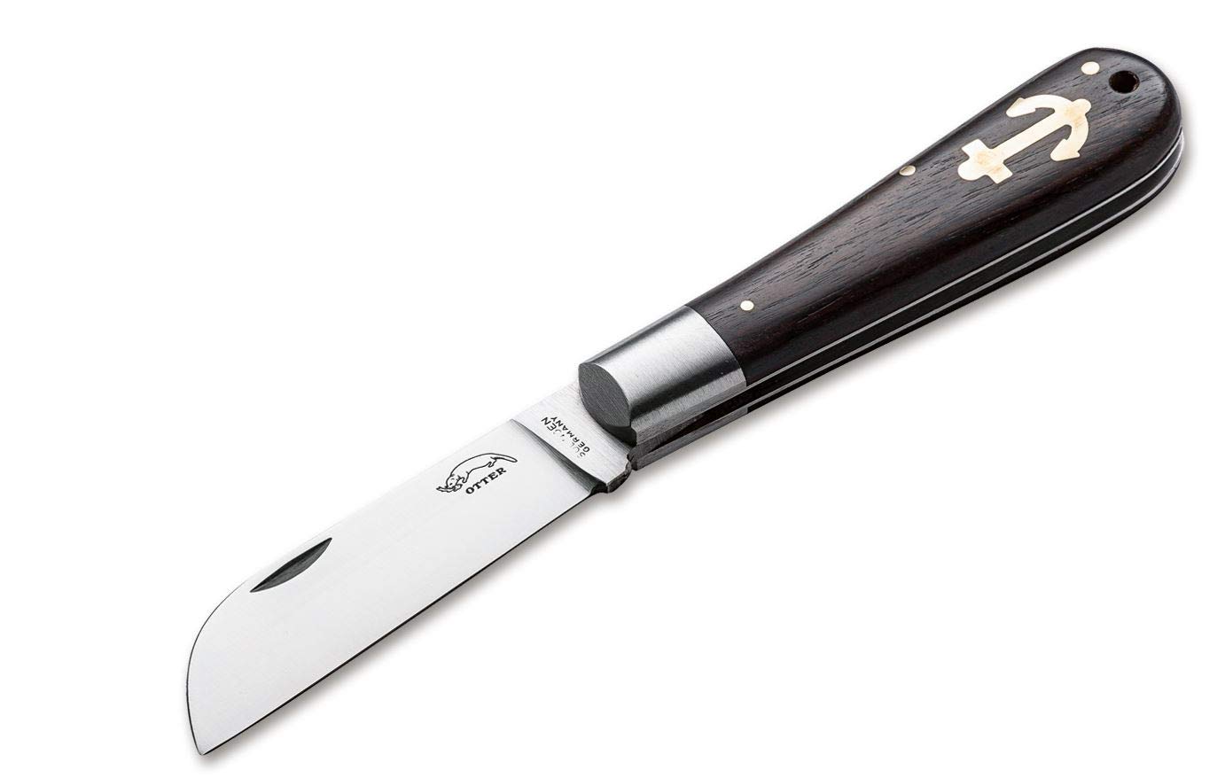 Otter Unisex – Erwachsene Anker-Messer II Grenadill Taschenmesser, Braun, 18