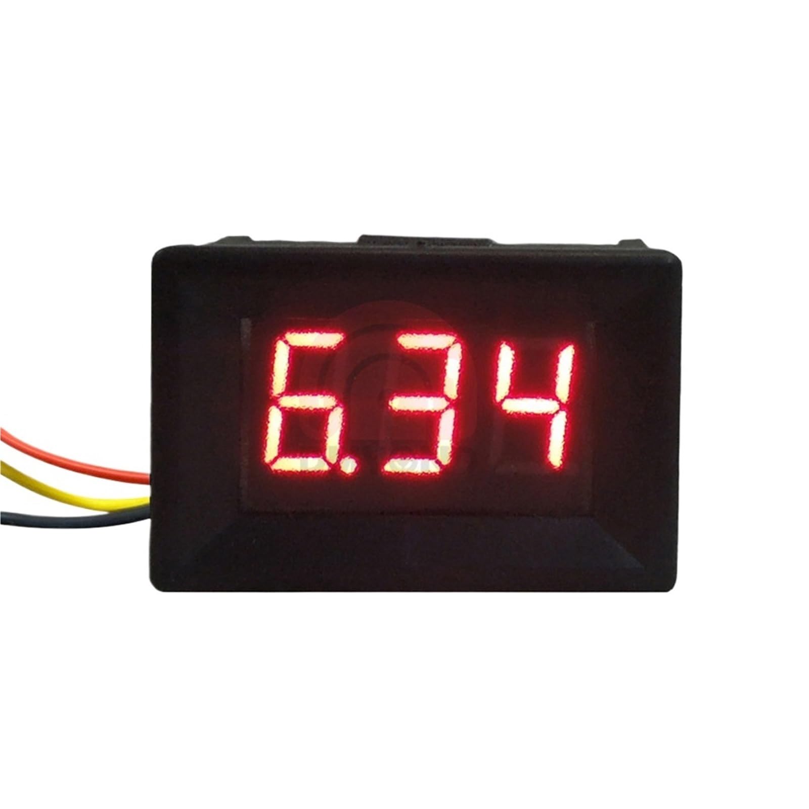 DC 0-300 V DC 0-600 V 0,91 cm LED cyfrowy woltomierz miernik napięcia wolt instrument wyświetlacz 110 V 220 V DIY 0,36 cala (czerwony 0-300 V)