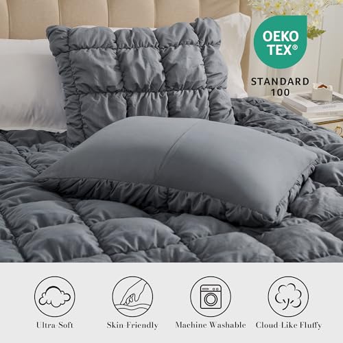 Amélie Home Grey Bubble Comforter Set Twin - Price Drop