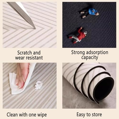 Tapis de bain antidérapant et ultra doux absorbant 50x80cm - 5
