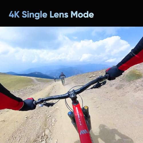 Image of Instaa 360 X3 Action Camera 5.7K 360 Video Waterproof Action Cam with Touchscreen Stabilization Portable Camera for Travel Vlogging Sports