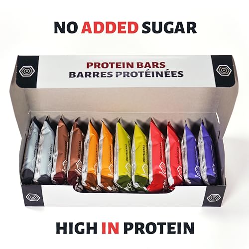 PURI SUDDHA Protein Bars – Variety Pack (Pack of 12) – High Protein Snacks, No Added Sugar, Assorted Energy Bars in Family Package, 600 g - Image 3