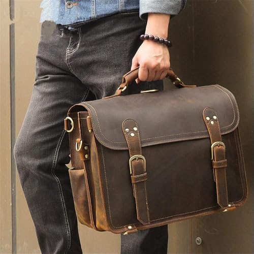 Large Capacity Handbag Multifunctional Backpack Retro Travel Backpack Messenger Bag2