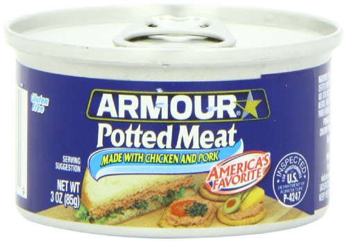 Armour Potted Meat Spread, 3-Ounce Cans (Pack of 48)