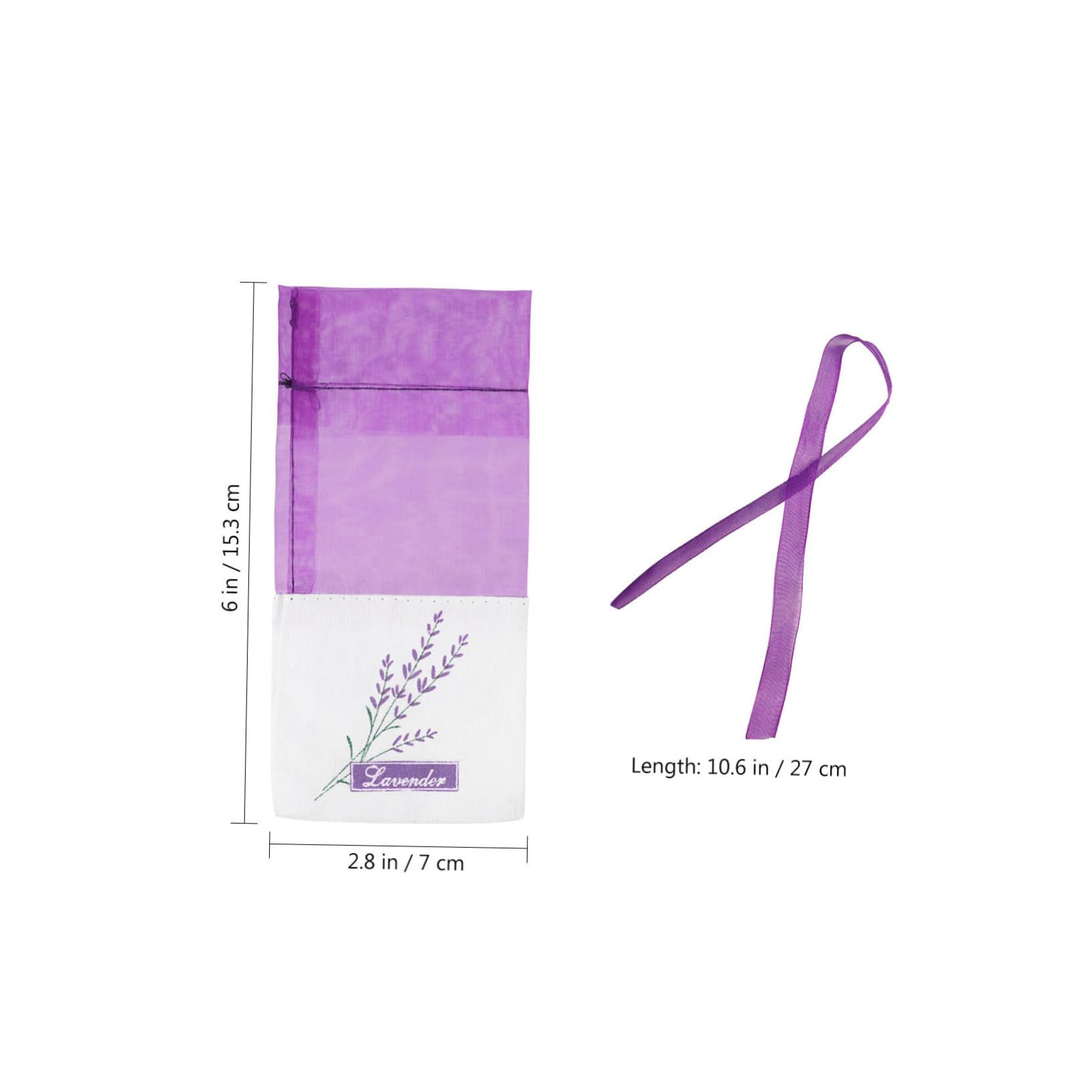 Zerodeko 72piezas Bolsas De Vacías Diseño Floral De Aromáticas Para Relajación y Color y Flores